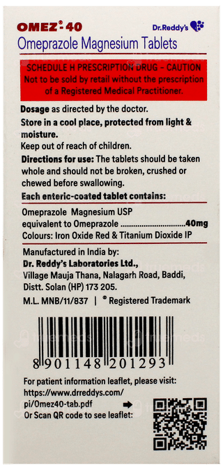 Omez 40 Tablet 10